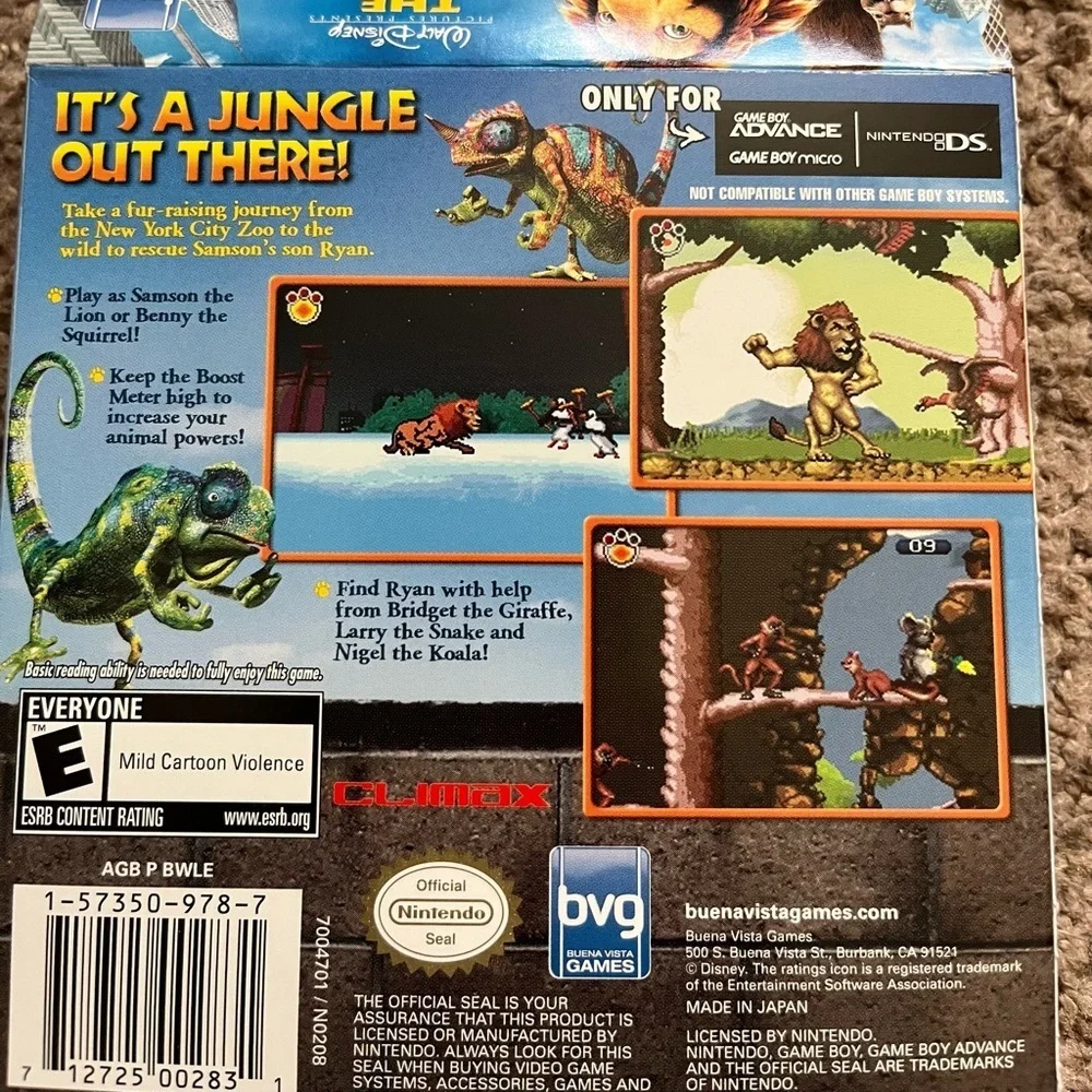 The Wild Game Gameboy Advance